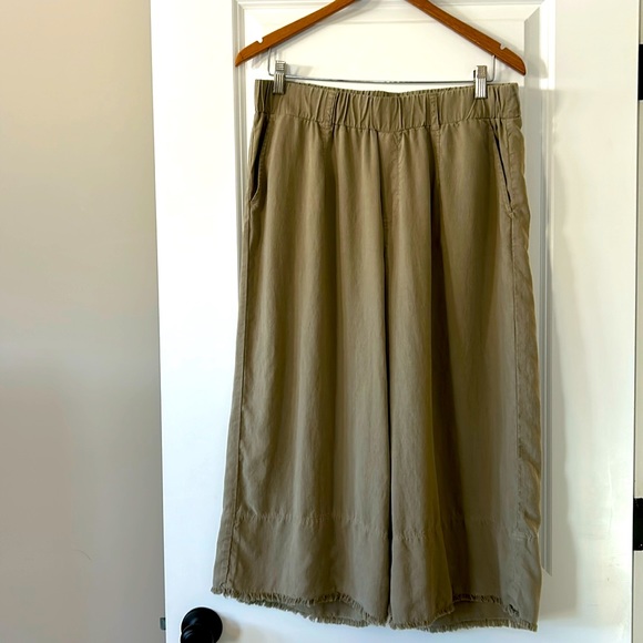 cloth & stone Pants & Jumpsuits Anthro Cloth Stone Khaki Green Wide